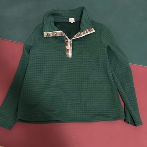 Pink Pineapple Green Pullover Size L Large